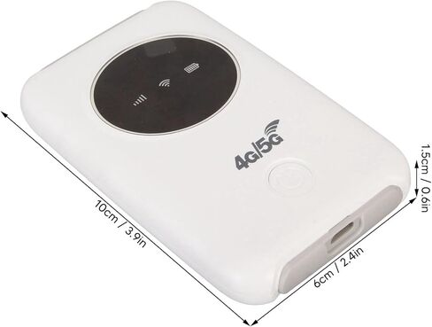 مودم Estink 4G LTE USB WiFi، نقطة اتصال متنقلة محمولة مع بطارية 3200 مللي أمبير في الساعة وفتحة بطاقة SIM للسفر والأعمال في الهواء الطلق، ما يصل إلى 10 أجهزة متصلة بالإنترنت عالي السرعة بسرعة 150 ميجابت في الثانية in Kuwait
