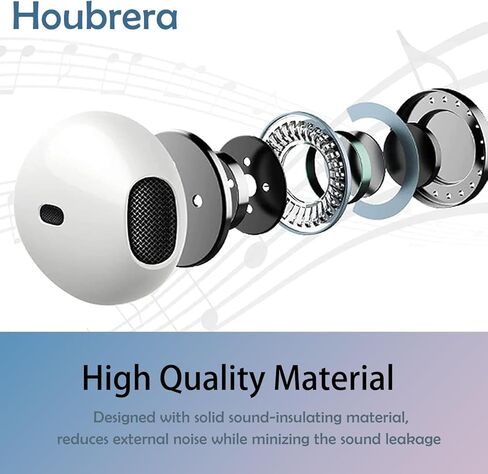 USB C Headphones for iPhone 17/16/15 Pro Max Plus Type C Earphones with Microphone & Remote Noise Cancelling,HiFi Stereo Wired Earbuds for iPad, Galaxy S23/S22/S21/S20 in Saudi Arabia