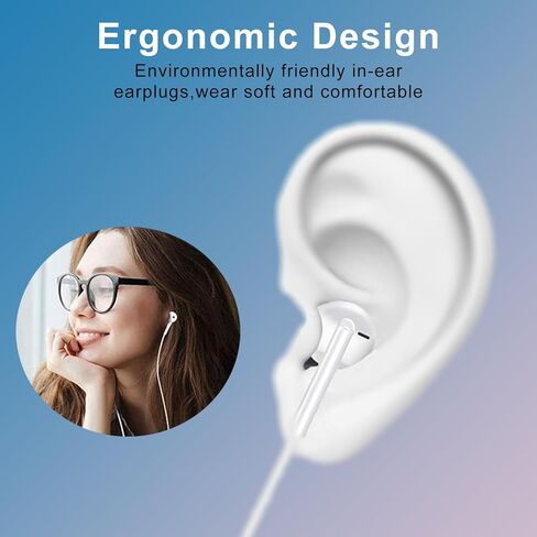 USB C Headphones for iPhone 17/16/15 Pro Max Plus Type C Earphones with Microphone & Remote Noise Cancelling,HiFi Stereo Wired Earbuds for iPad, Galaxy S23/S22/S21/S20 in Saudi Arabia