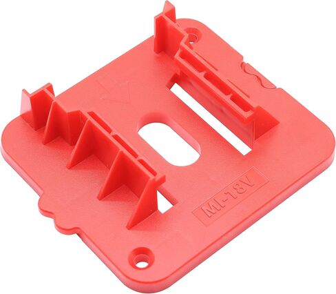 20 Pack Battery Holders Tool Holders for Milwaukee M18 18V Drill,10pcs Tool Hangers and 10pcs Battery Holder Wall Mount(Red,70pcs Screws) in Saudi Arabia
