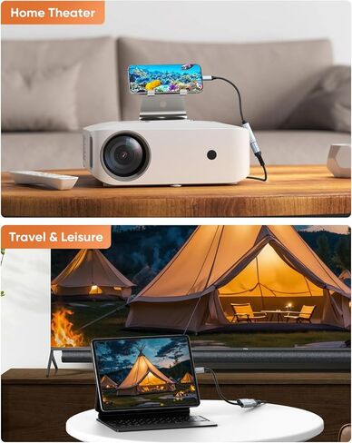 4K USB C to HDMI Adapter+4K HDMI Cable 6FT 2-Pack, Type C to HDMI for Monitor Compatible with Thunderbolt 5/4/3 for MacBook Air/Pro, iPhone 17/16 in Saudi Arabia