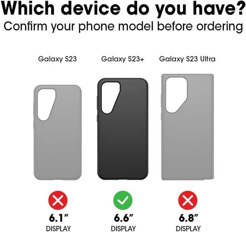 OtterBox Galaxy S23+ (فقط) - حافظة سلسلة Defender - أشرعة وشمس، قوية ومتينة - مع حماية للمنافذ - تشتمل على حامل بمشبك - حماية دفاعية ميكروبية - عبوة غير مخصصة للبيع بالتجزئة in Saudi Arabia