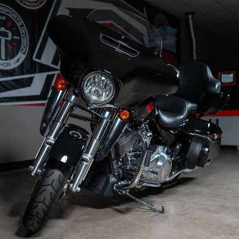 MB Quart 6.5" 3-Way Coaxial Speakers for 2014-2023 Harley Davidson Street & Ultra Glide with 1" Titanium Dome Tweeters & OEM Frame Design Installation in Saudi Arabia