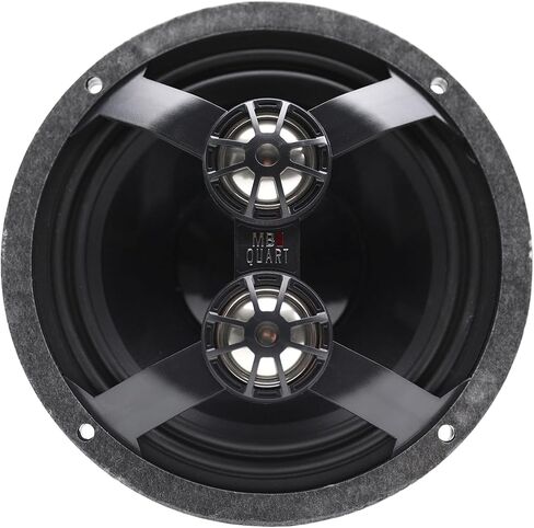 MB Quart 6.5" 3-Way Coaxial Speakers for 2014-2023 Harley Davidson Street & Ultra Glide with 1" Titanium Dome Tweeters & OEM Frame Design Installation in Saudi Arabia
