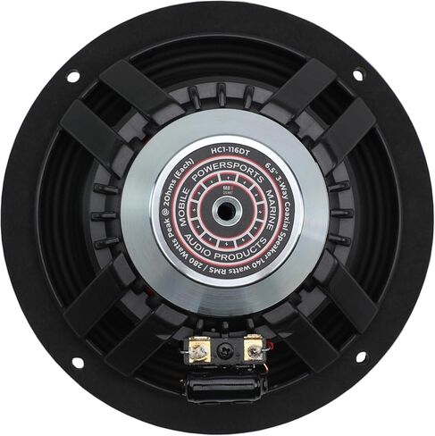 MB Quart 6.5" 3-Way Coaxial Speakers for 2014-2023 Harley Davidson Street & Ultra Glide with 1" Titanium Dome Tweeters & OEM Frame Design Installation in Saudi Arabia