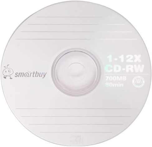 40 Pack Smartbuy CD-RW 1-12X 700MB/80Min High Speed Branded Logo Rewritable Blank Data Media Disc in Saudi Arabia
