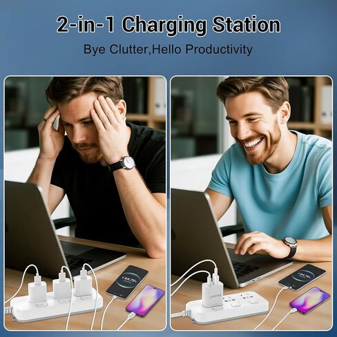 كابل شاحن iPhone 17 16 15 شحن سريع بطول 10 أقدام USB C مع كتلة منفذ مزدوج 20 وات - كابل شحن من النوع C متوافق مع iPhone 17/17 Pro/17 Pro Max/17 Air، 16/16e، 15، 3 حزم (أبيض) in Kuwait