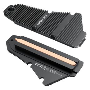 HIMARS PS5 Dust-Proof Heatsink, M.2 NVME SSD Heatsink for PS5 (not for PS5 Slim and PS5 Pro) Magnesium Aluminum Alloy Designed with Pure Copper Strip (US-M24) in Saudi Arabia