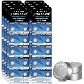 SR626SW Watch Battery 10 Pack, Long-Lasting 377 Watch Batteries LR626 AG4 376 SR66 Silver Oxide Button Coin Cell Battery in Kuwait