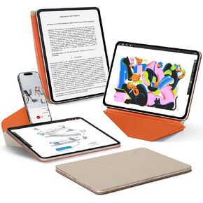 حافظة MOFT Dynamic Folio لجهاز iPad Pro 12.9 بوصة (6 2022 | 5 2021 | 4 2020)، حافظة مغناطيسية رفيعة مع أكثر من 20 زاوية عرض، تنبيه/غفو تلقائي، رفيعة للغاية، أسود داكن in Kuwait
