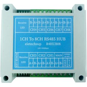 8 منفذ RS485 Hub الصناعية الصف 485 حافلة مكرر المنفذ التسلسلي إشارة مكبر للصوت in Kuwait