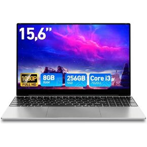 كمبيوتر محمول 15.6 بوصة، ذاكرة الوصول العشوائي 8 جيجا بايت، 256 جيجا بايت SSD، ويندوز 11، معالج كور i3، شاشة 1080 بكسل فل اتش دي، لوحة مفاتيح بإضاءة خلفية، بصمة الإصبع، USB3.0، WiFi5، Mini HDMI، BT5، كاميرا ويب in Kuwait