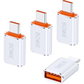 BOMIE USB C to USB Adapter 2 Pack,10Gbps Data Transfer 100W Fast Charging,Type C Male to USB 3.2 Female OTG Adapter for USB‑C Smartphones, Tablets, Laptops, Type‑C Devices in Saudi Arabia