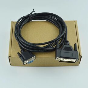 كابل نقل بيانات منفذ RS232 لآلات CNC كابل محمي واحد (ذكر) وواحد (أنثى) 3 أمتار in Kuwait