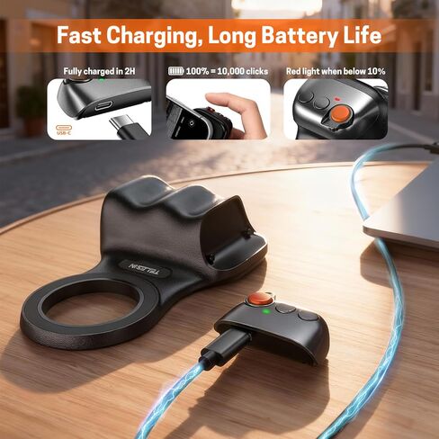 Magnetic Phone Camera Grip, Smartphone Holder Selfie Handle Snap with Wireless USB Remote Control & 1/4" Screw Mount, Camera Stabilizer for iPhone & Android Cellphone Selfie Vlog Video Live in Saudi Arabia