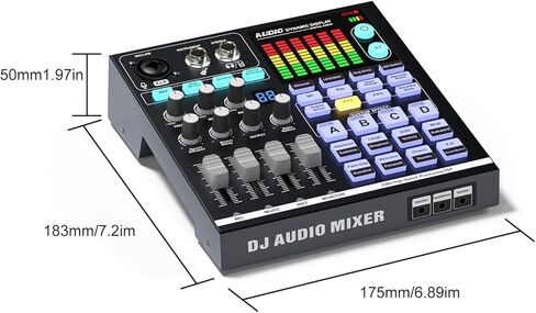 48 فولت بودكاست الصوت مجلس BT DJ خلاط الموسيقى الخارجية كارت الصوت الألعاب جهاز مزج الصوت لاستوديو البث المباشر in Saudi Arabia