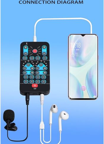 Voice Changer, Mini Sound Disguiser with 8 Sound Effects for Phone Computer in Saudi Arabia