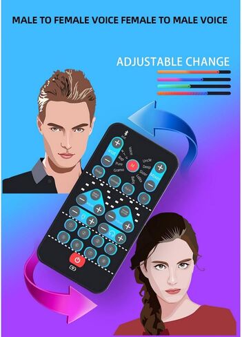 Voice Changer, Mini Sound Disguiser with 8 Sound Effects for Phone Computer in Saudi Arabia