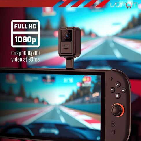 Venom USB Camera for Nintendo Switch 2 | 1080p HD 30fps Video Chat Webcam with Flexible Neck in Saudi Arabia