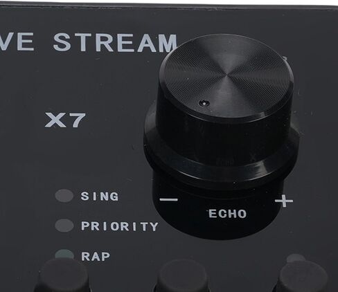 SUNGOOYUE Live Sound Card, External Voice Changer with 12 Sound Effects and Background Music Compression, for Laptop Smartphone Tablet Voice Recording Live Streaming in Saudi Arabia