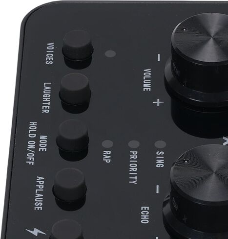 SUNGOOYUE Live Sound Card, External Voice Changer with 12 Sound Effects and Background Music Compression, for Laptop Smartphone Tablet Voice Recording Live Streaming in Saudi Arabia