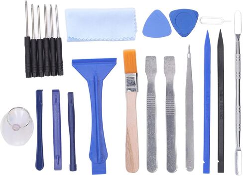 Disassembly Tool Repair Kit, 12 in 1 Magnetic Replaceable Bits Set for Smartphone PC Electronics Repair with Ergonomic Handle Stainless Steel Bits Compact Lightweight Durable in Saudi Arabia