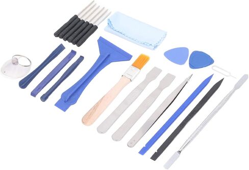 Disassembly Tool Repair Kit, 12 in 1 Magnetic Replaceable Bits Set for Smartphone PC Electronics Repair with Ergonomic Handle Stainless Steel Bits Compact Lightweight Durable in Saudi Arabia