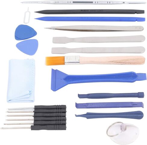 Disassembly Tool Repair Kit, 12 in 1 Magnetic Replaceable Bits Set for Smartphone PC Electronics Repair with Ergonomic Handle Stainless Steel Bits Compact Lightweight Durable in Saudi Arabia