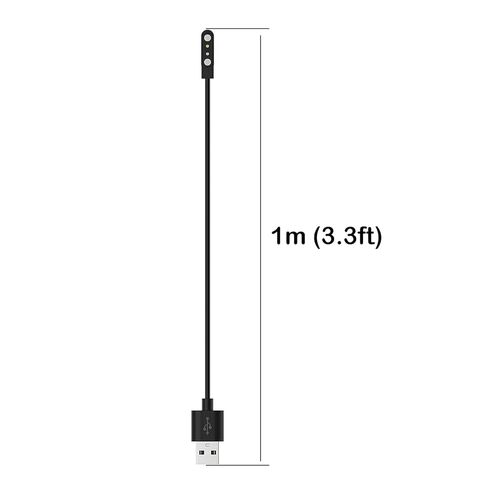 E ECSEM Compatible for Blackview Magnetic Charging Cable Cord, 3.3FT Replacement Charger for Blackview R50Pro, R50, ID205L, W60 Smart Watch in Saudi Arabia