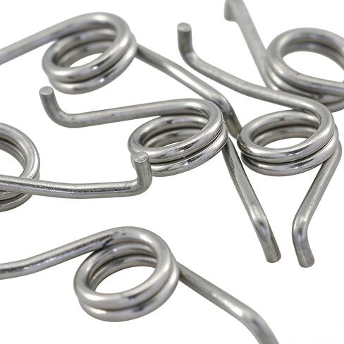 6PCS Fishing Rod Drop Wheel Spring Stainless Steel Torsion Spring Fishing Tackle Accessories Reel Repair Spare Parts Compatible with 1000/2000 Series Net Weight 0.4g in Saudi Arabia