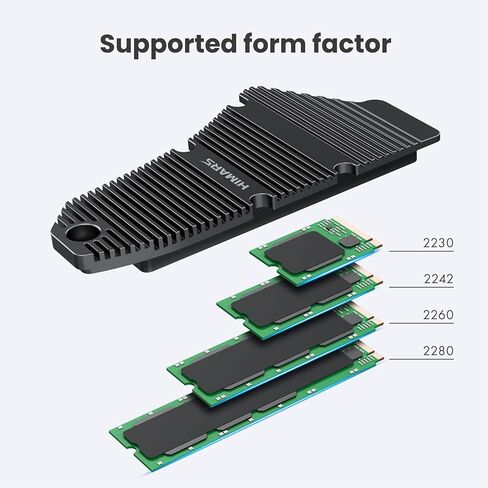 HIMARS PS5 Dust-Proof Heatsink, M.2 NVME SSD Heatsink for PS5 (not for PS5 Slim and PS5 Pro) Magnesium Aluminum Alloy Designed with Pure Copper Strip (US-M24) in Saudi Arabia