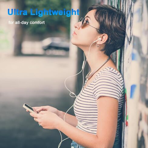 سماعات رأس سلكية لسماعات أذن iPhone ميكروفون مدمج وسماعات تقليل الضوضاء للتحكم في مستوى الصوت متوافقة مع iPhone 14/13/12/11/XR/XS/X/8/7/SE/Pro/Pro Max/تدعم جميع أنظمة iOS 2 حزمة in Saudi Arabia