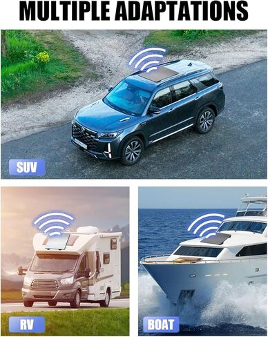 حامل Starlink Mini Mount، حامل مغناطيسي سريع التحرير بدون ثقب لمجموعة Starlink مع قوة تثبيت 280 رطلاً لشاحنة RV واليخت والسيارة والقارب، سبائك الألومنيوم in Kuwait