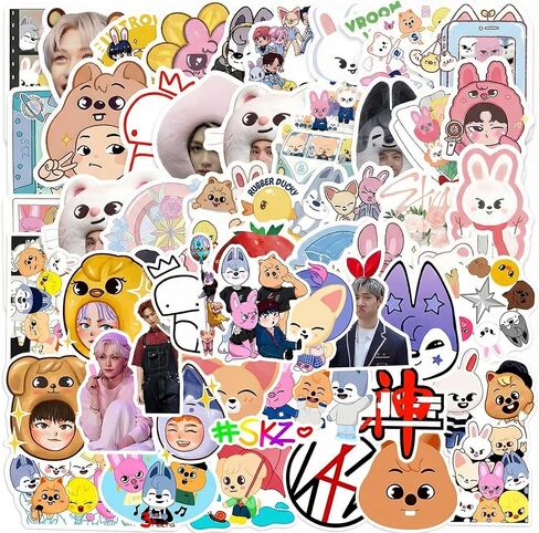 104PCS Stray Stickers Korean Merch Waterproof Vinyl Decals Sticker for Water Bottle Laptop Phone Luggage in Saudi Arabia