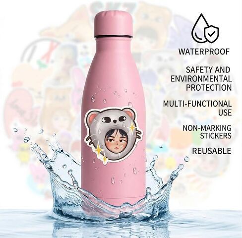 104PCS Stray Stickers Korean Merch Waterproof Vinyl Decals Sticker for Water Bottle Laptop Phone Luggage in Saudi Arabia