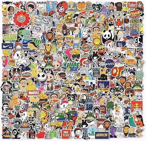 300PCS Random Vinyl Stickers Bulk Pack – Waterproof Stickers for Kids, Teens & Adults – Cute Funny Stickers for Water Bottles, Laptops, Helmets, Phone Cases, Scrapbooking, Art & More in Saudi Arabia