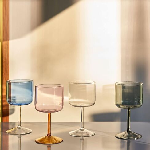 HAY - Tint Wine Glass Set of 2 - Pink and yellow in Saudi Arabia