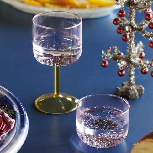 HAY - Tint Wine Glass Set of 2 - Pink and yellow in Saudi Arabia