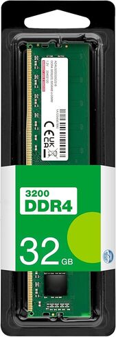 32GB DDR4 3200 MHz UDIMM 288-Pin PC4-25600 1.2V Desktop Memory Module – Single 32GB Stick in Saudi Arabia