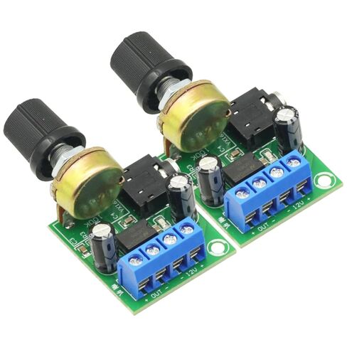 2 قطعة 10 واط LM386 مضخم الصوت مجلس أحادية 3.5 مللي متر تيار مستمر 3-12 فولت التحكم في مستوى الصوت وحدة مكبر كهربائي صغير حجم قابل للتعديل in Kuwait