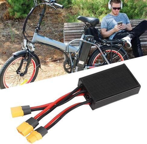 SUNGOOYUE Dual Battery Parallel Module Adapter, 20V‑72V Dual Battery Connector Adapter Increase Capacity Battery Discharge Converter (40A) in Saudi Arabia