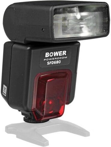 Bower Digital Autofocus Power Zoom Flash for Nikon D2X/200/3X/40X/50/60/70/80/90/5000/5100/700/7000, Digital SLR Cameras (SFD680N) in Saudi Arabia