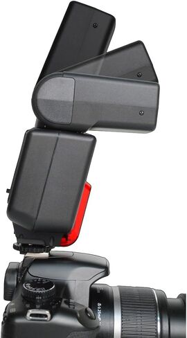 Bower Digital Autofocus Power Zoom Flash for Nikon D2X/200/3X/40X/50/60/70/80/90/5000/5100/700/7000, Digital SLR Cameras (SFD680N) in Saudi Arabia