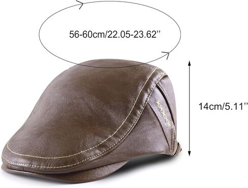 قبعات موزع الصحف للرجال بولي Leather الجلود الأيرلندية قبعة مسطحة المجهزة اللبلاب قبعة ريترو 1920s غاتسبي قبعة رجالي قبعة البيريه قبعة الصيد in Kuwait