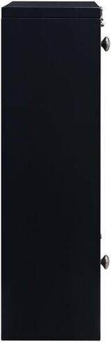 مكتب كمبيوتر محمول مثبت على الحائط من SEI Furniture - طراز عالمي، أسود in Kuwait