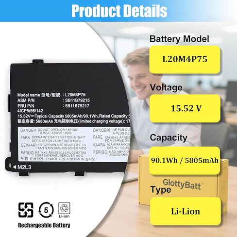 استبدال بطارية L20M4P75 L20D4P75 لجهاز Lenovo ThinkPad X1 Extreme P1 Gen 4 Gen 5 Series بطارية الكمبيوتر المحمول 5M11E25313 5M11E25314 SB11B79215 SB11B79216 5B11B79217 5B11B79218 90.1Wh in Kuwait