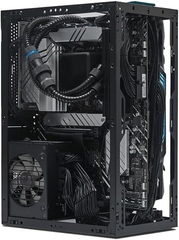 حافظة كمبيوتر الألعاب SSUPD Meshroom S V2 Mini-ITX (SFF) مع كابل SSUPD PCIe 5.0 x16 Riser 440 مم in Kuwait