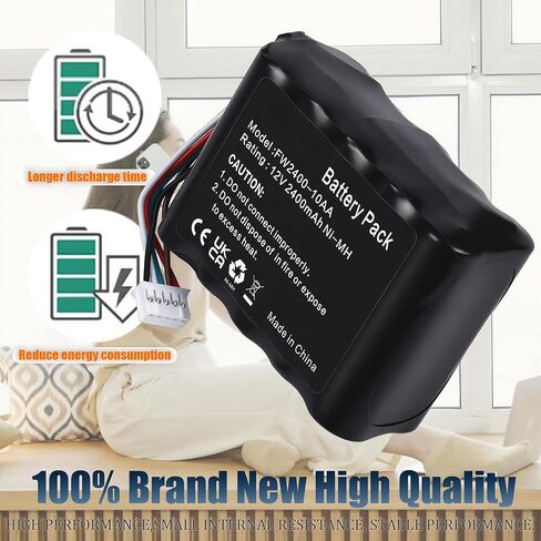 Replacement Battery 2400mAh 12V Compatible with Logitech Squeezebox Radio, 533-000050, X-R0001, XR0001, 533-000050, HRMR15/51, NT210AAHCB10YMXZ Music Player NiMH Battery with Repair Tools in Kuwait