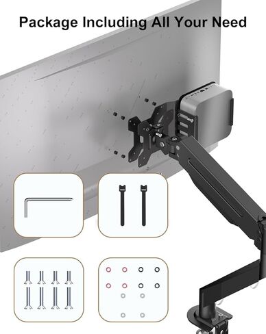 suptek Mac mini Mount Mini PC Mounting Bracket VESA Monitor Mount Extension Plate, Universal VESA Adapter Plate 75x75mm and100x100mm All Metal Mount Holder Bracket Kit for Mac mini M4/M4 Pro in Saudi Arabia
