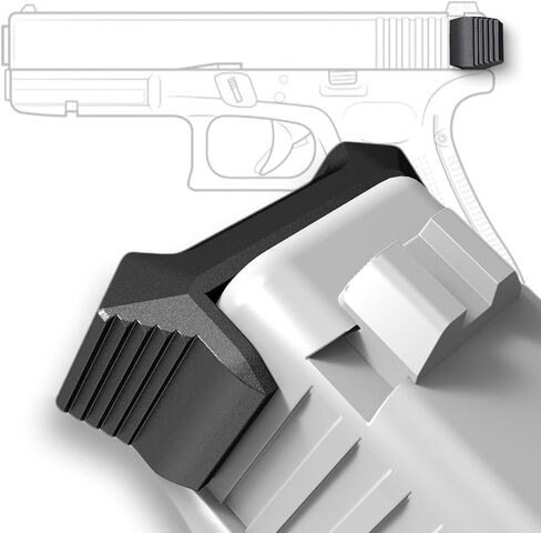 رافعة رافعة من الألومنيوم من فئة الطائرات من Milspin متوافقة مع Glock 17 و19 و19X و26 وPSA Dagger والمزيد مع قبضة منزلقة محسنة in Kuwait
